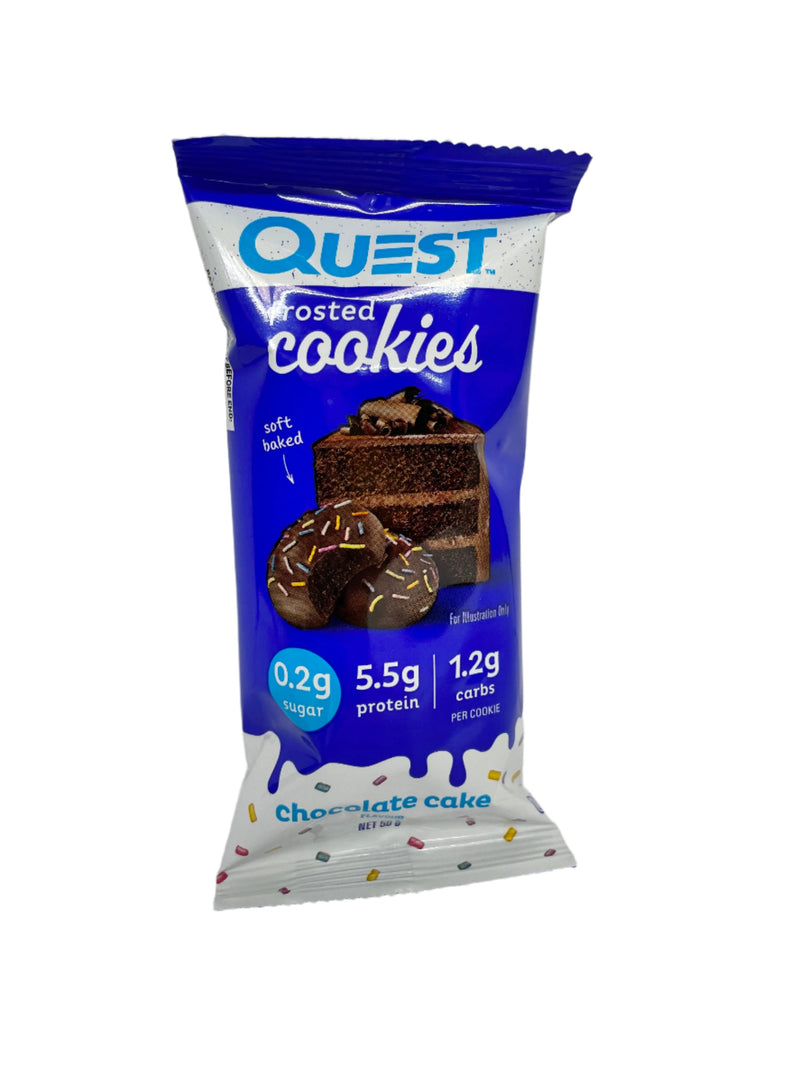 Quest Frosted Cookies Chocolate Cake Flavour 50g