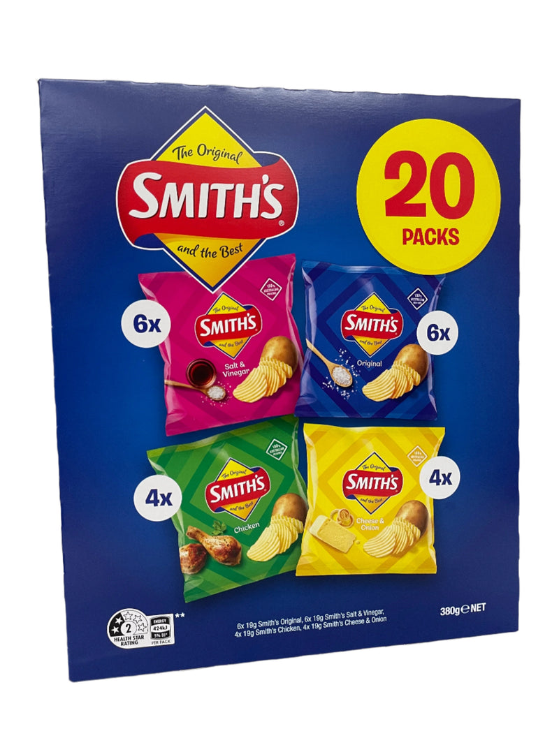 Smith's Crinkle Cut Varieties 20pk 380g