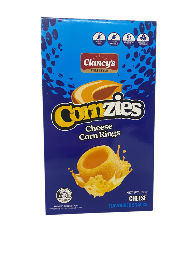 Clancy's Cornzies Cheese Corn Rings 100g