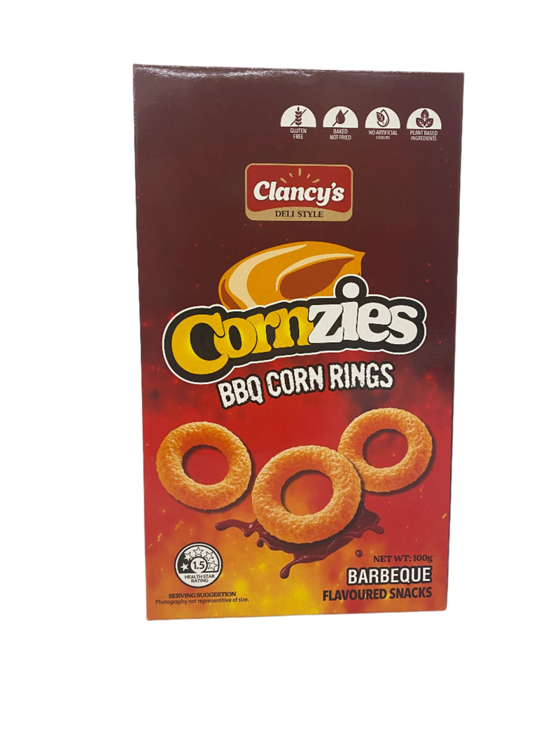 Clancy's Cornzies BBQ Corn Rings 100g