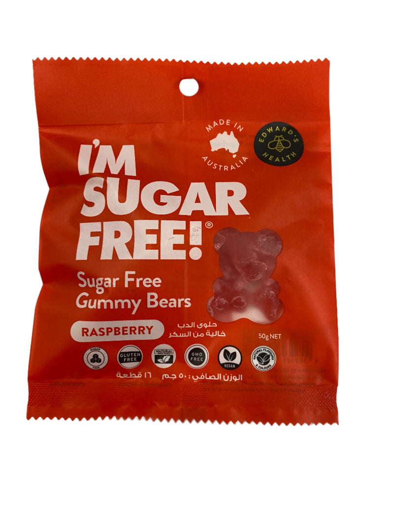 I'm Sugar Free Gummy Bear 50g Varieties