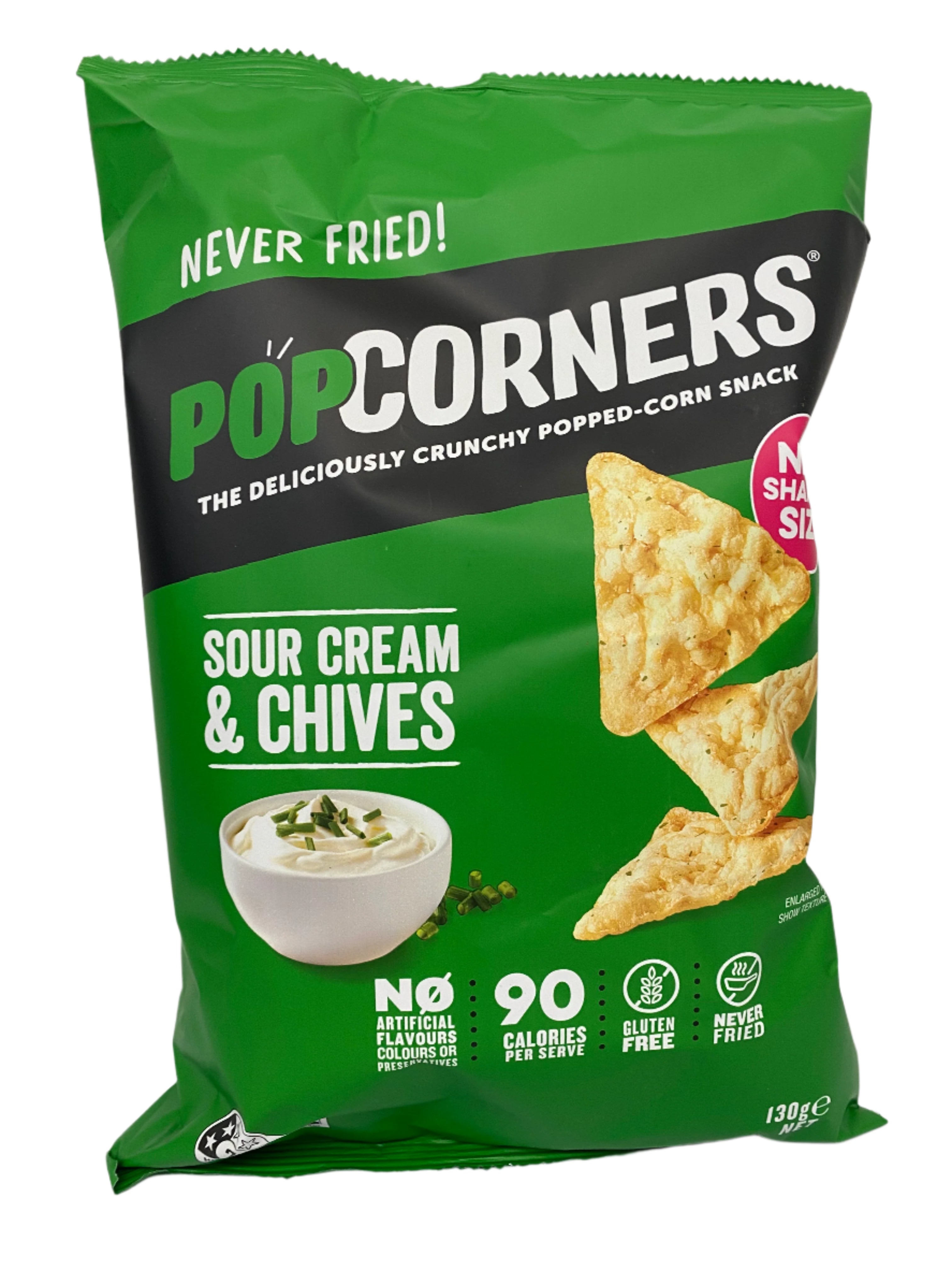 Popcorners Sour Cream & Chives 130g