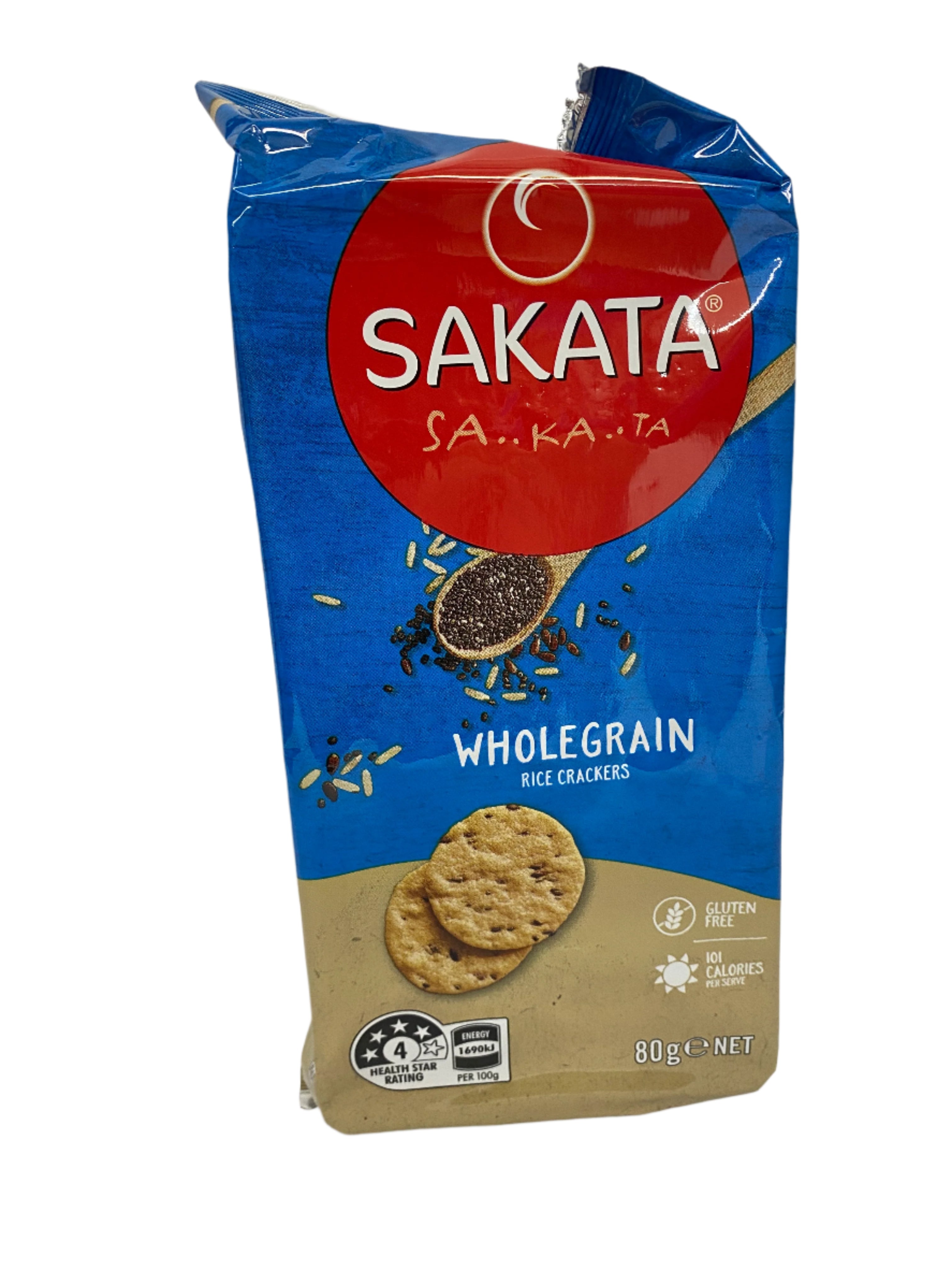 Sakata Wholegrain Crackers 80g