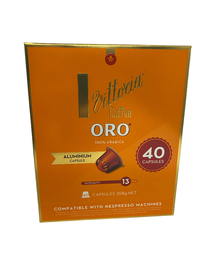 Vittoria Coffee Oro Pods 40Pk 208g