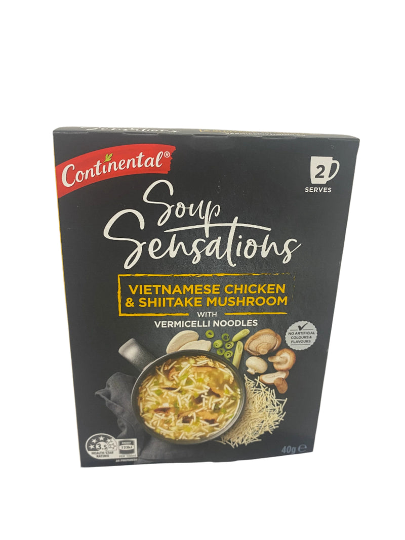 Continental Soup Sensations Vietnamese Chicken & Shiitake Mushroom 2-Pack 40g