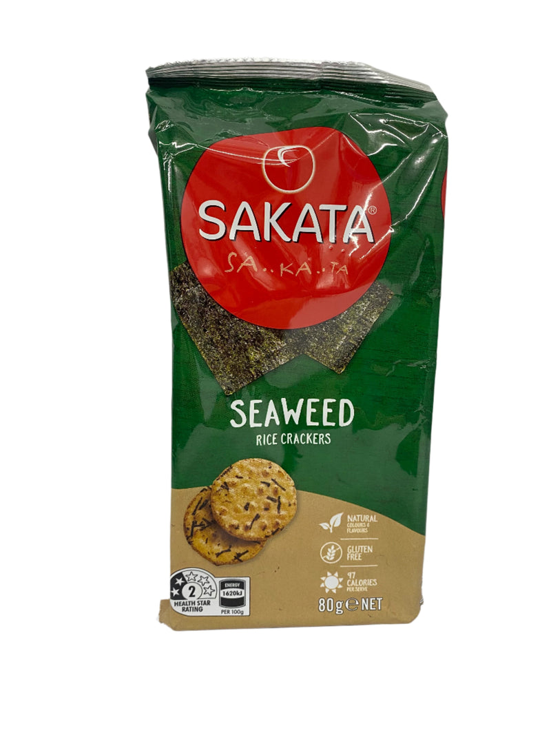 Sakata Seaweed Crackers 80g