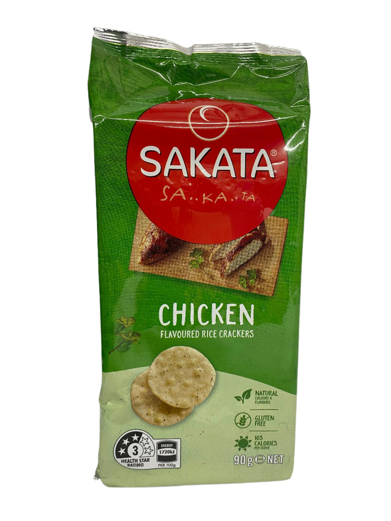 Sakata Chicken Rice Crackers 90g