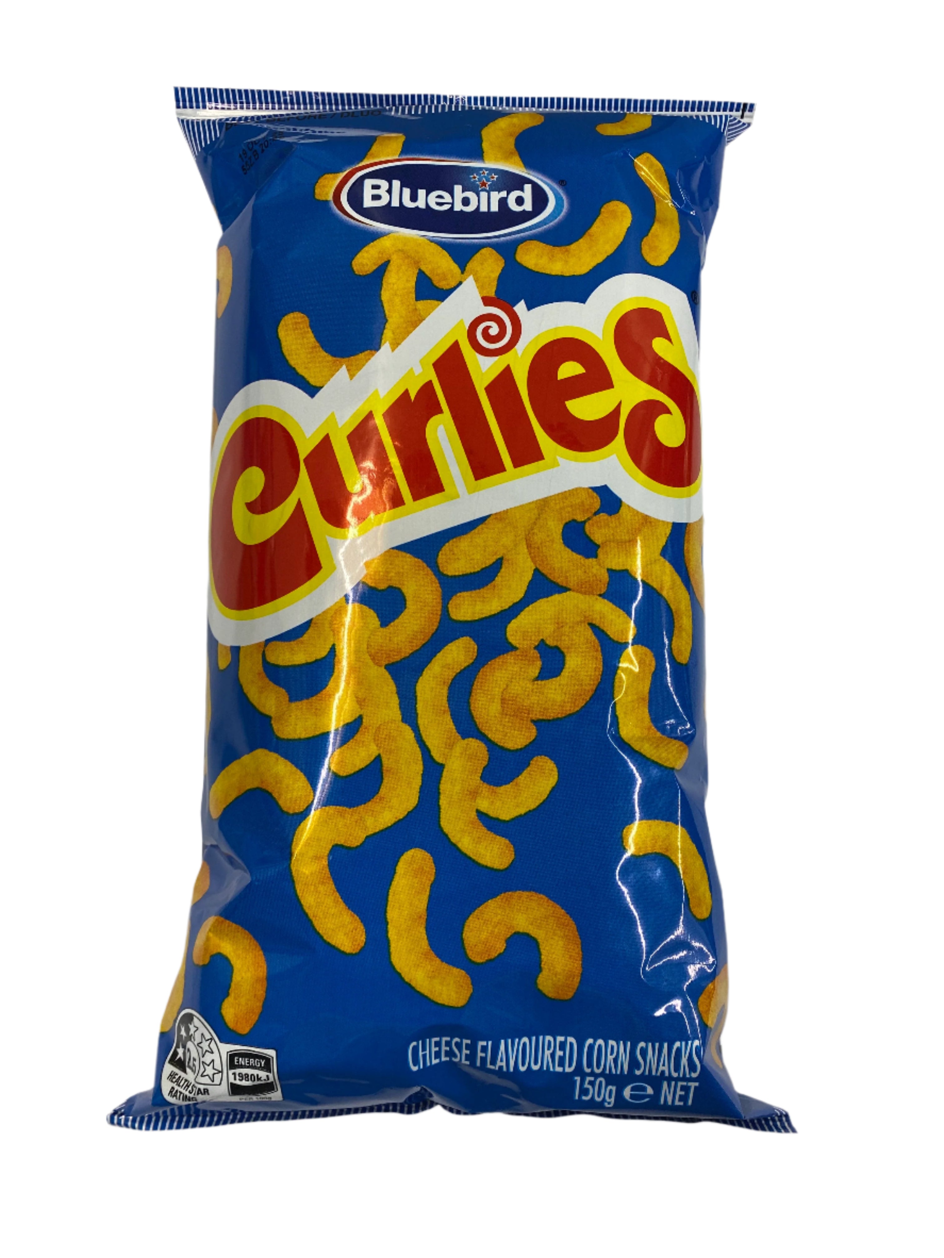 Bluebird Cheese Flavored Curlies 150g