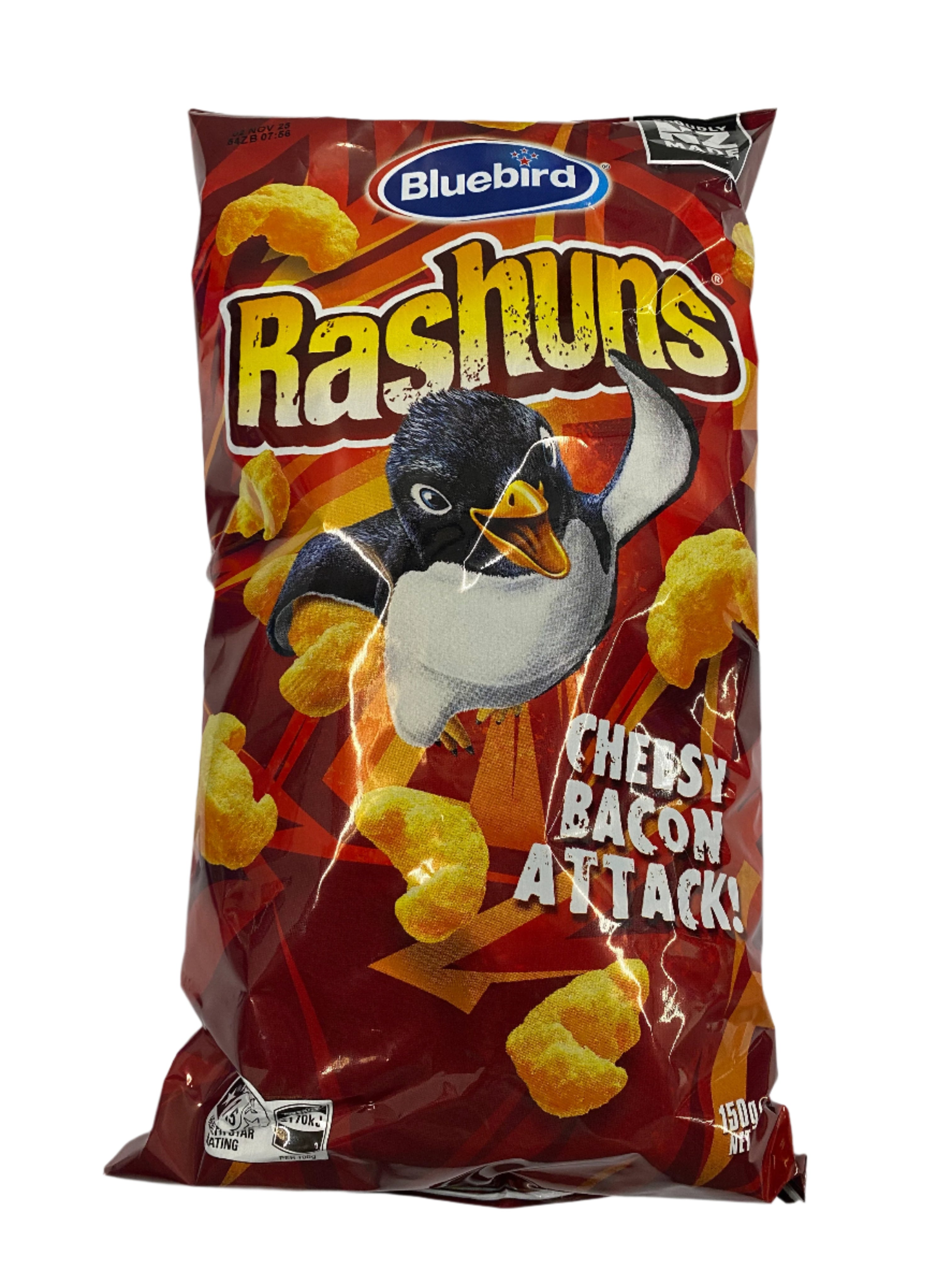 Bluebird Rashuns Cheesy Bacon Attack 150g