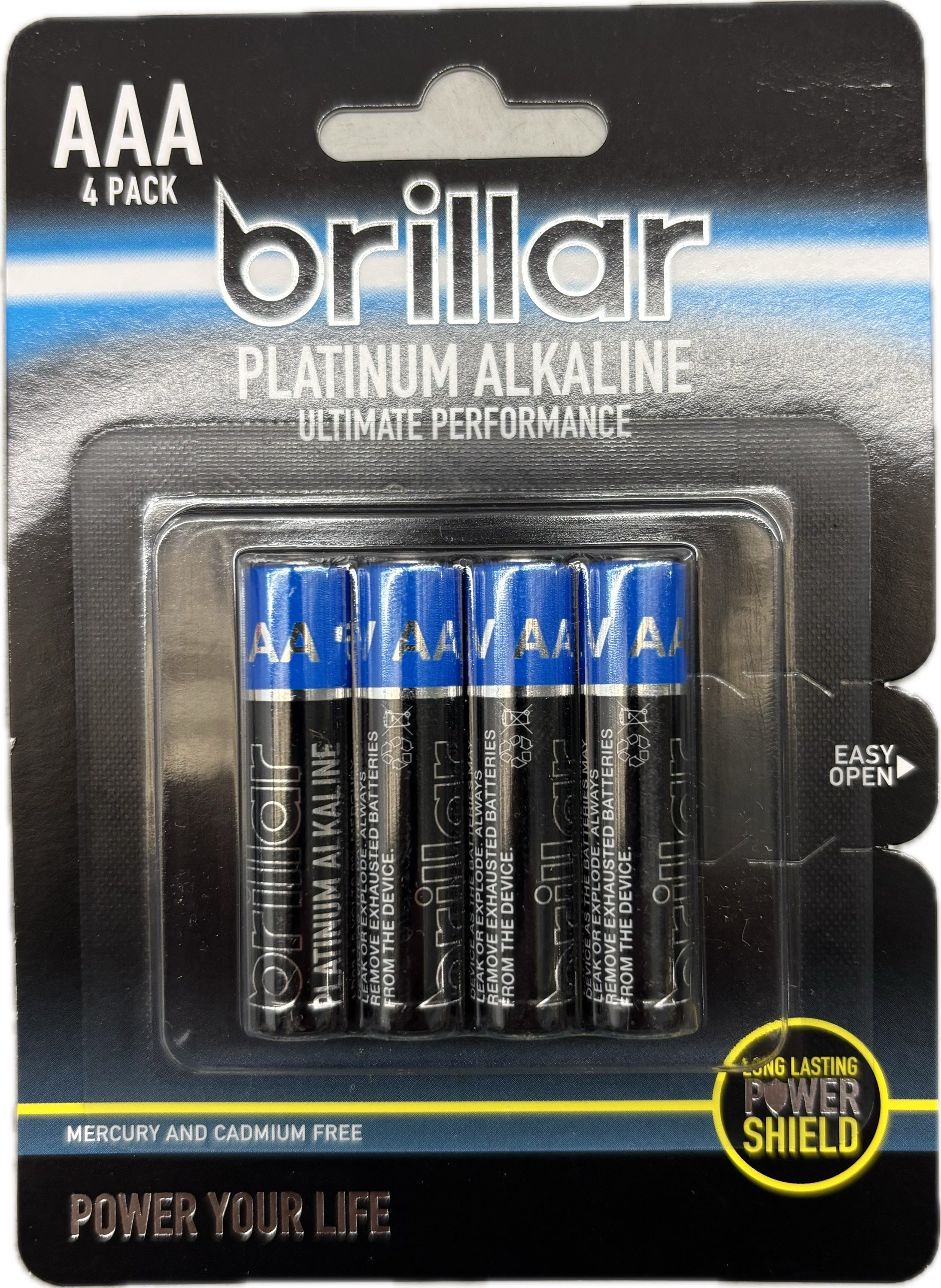Brillar Battery Platinum Alkaline Varieties