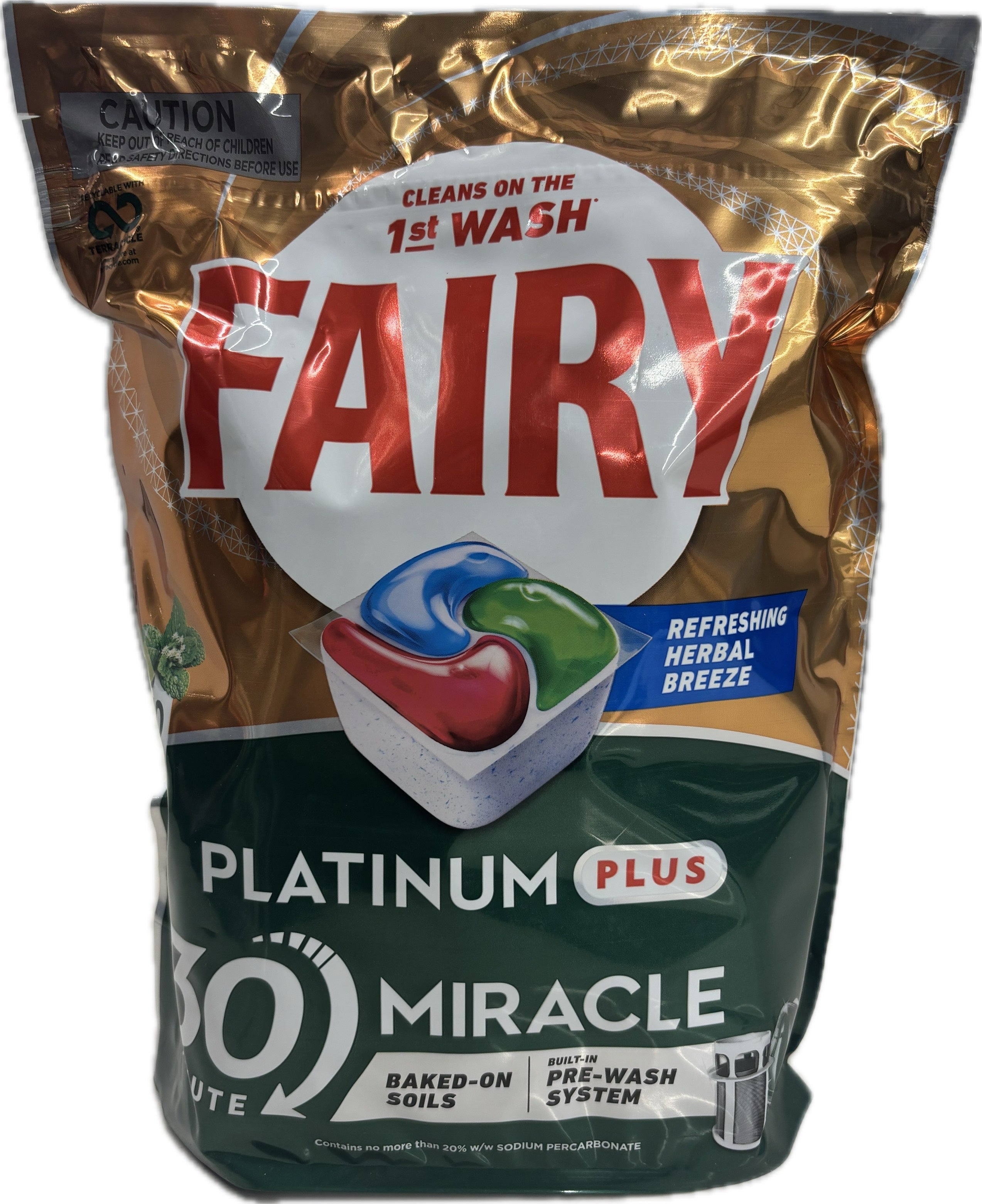 Fairy Dishwashing Tablets Platinum Plus 30-minute 70PK