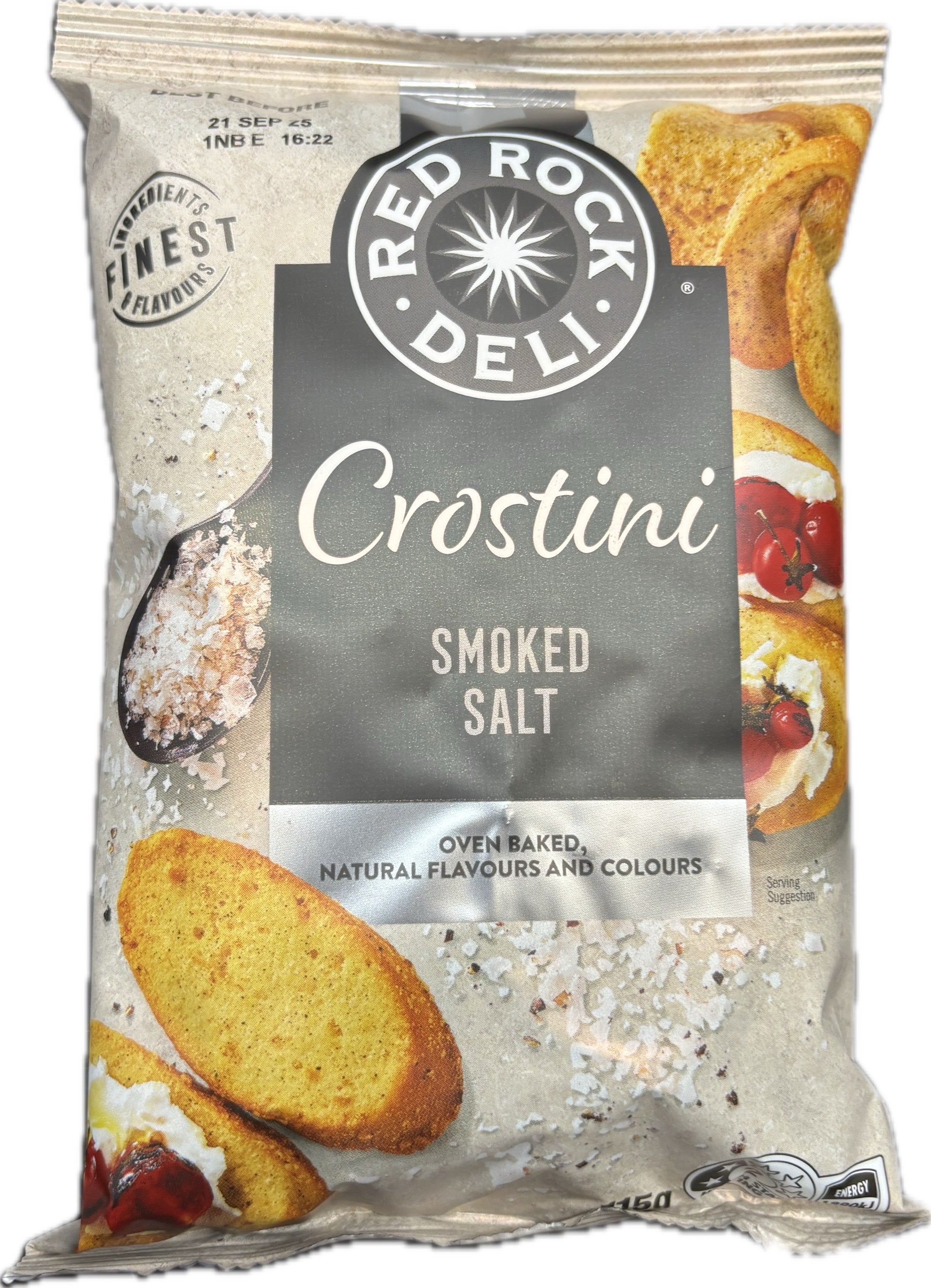 Red Rock Deli Crostini Smoked Salt 115g