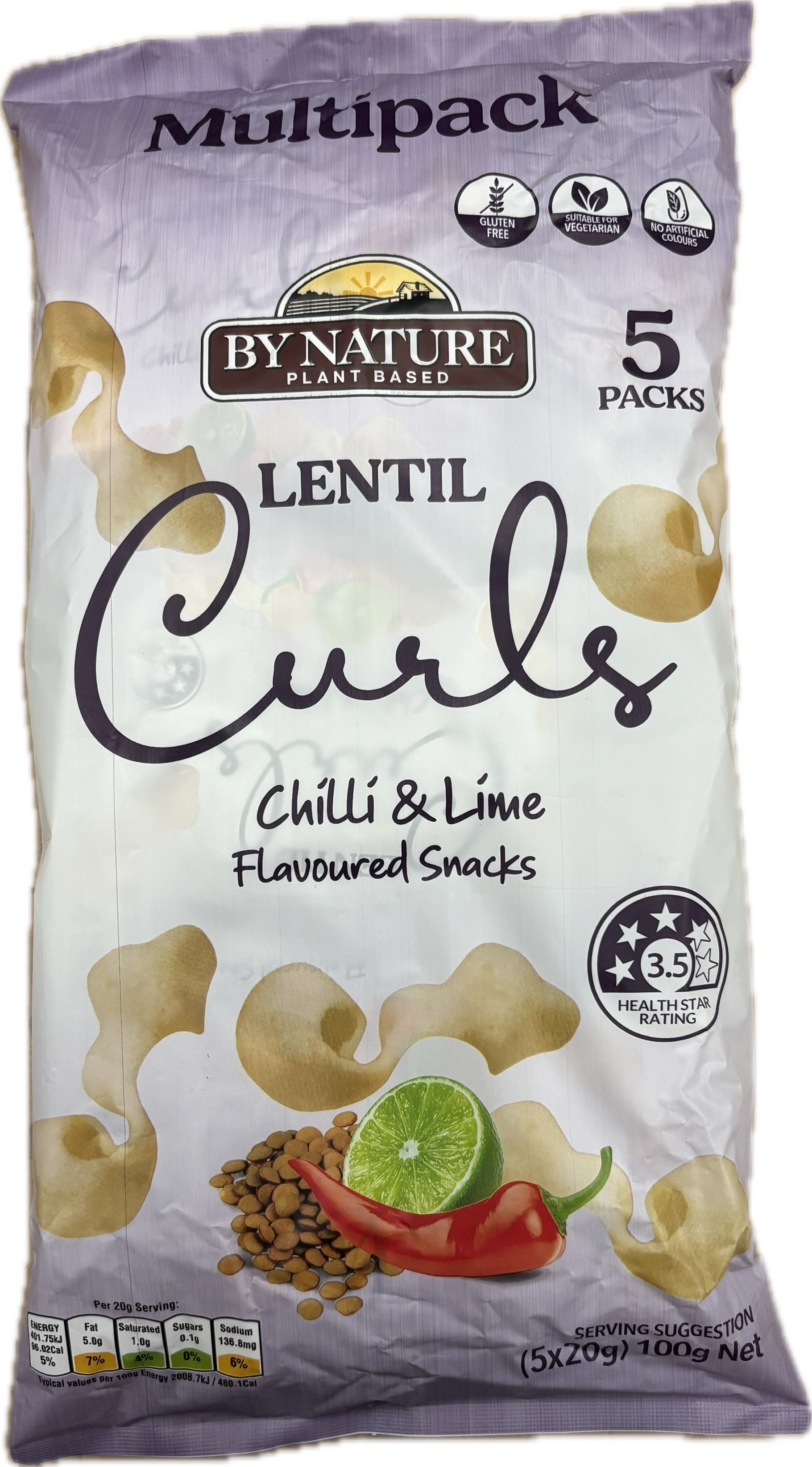By Nature Lentil Curls 5-Pack Varieties