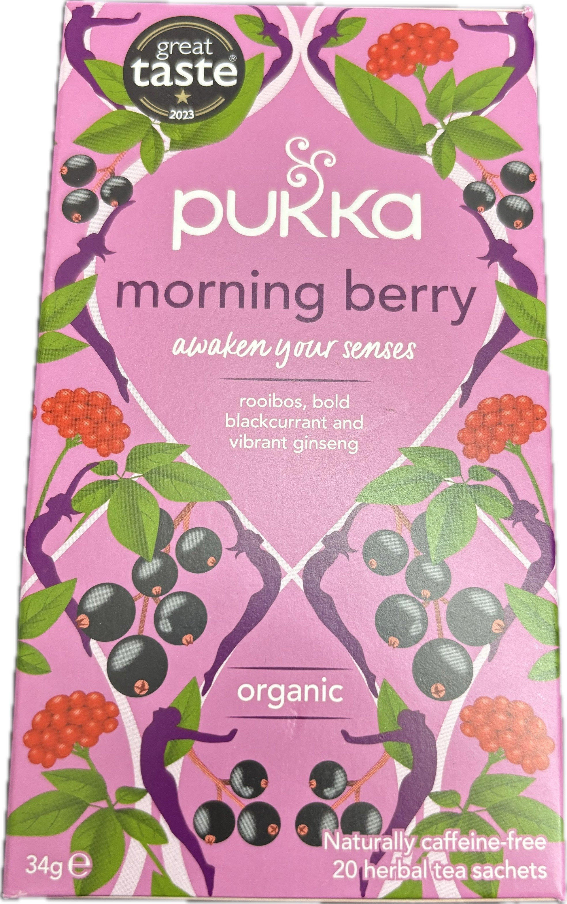 Pukka Morning Berry Organic Tea 20-Pack