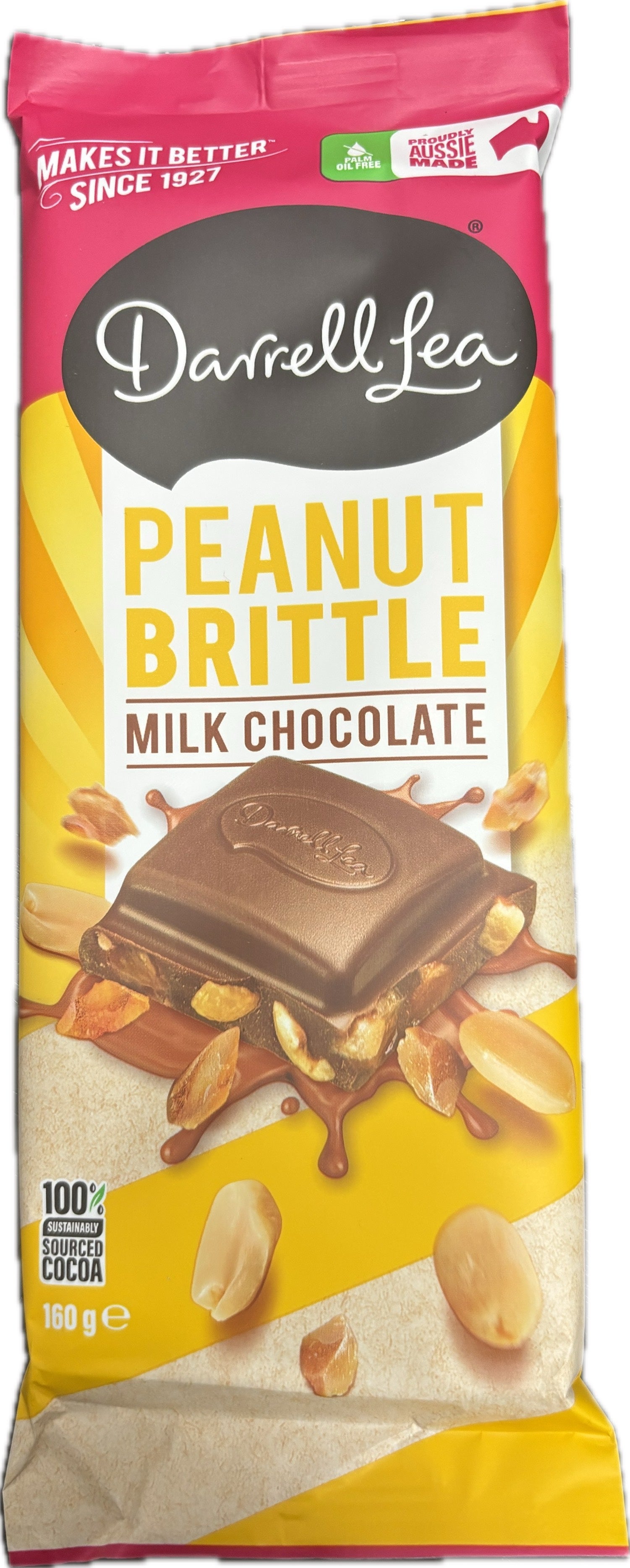 Darrell Lea Peanut Brittle Milk Chocolate 160g