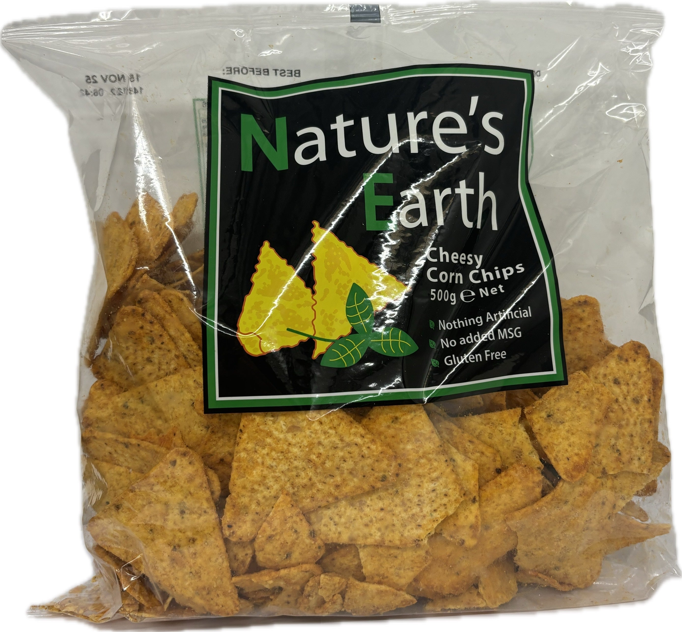 Natures Earth Corn Chip Varieties 500g