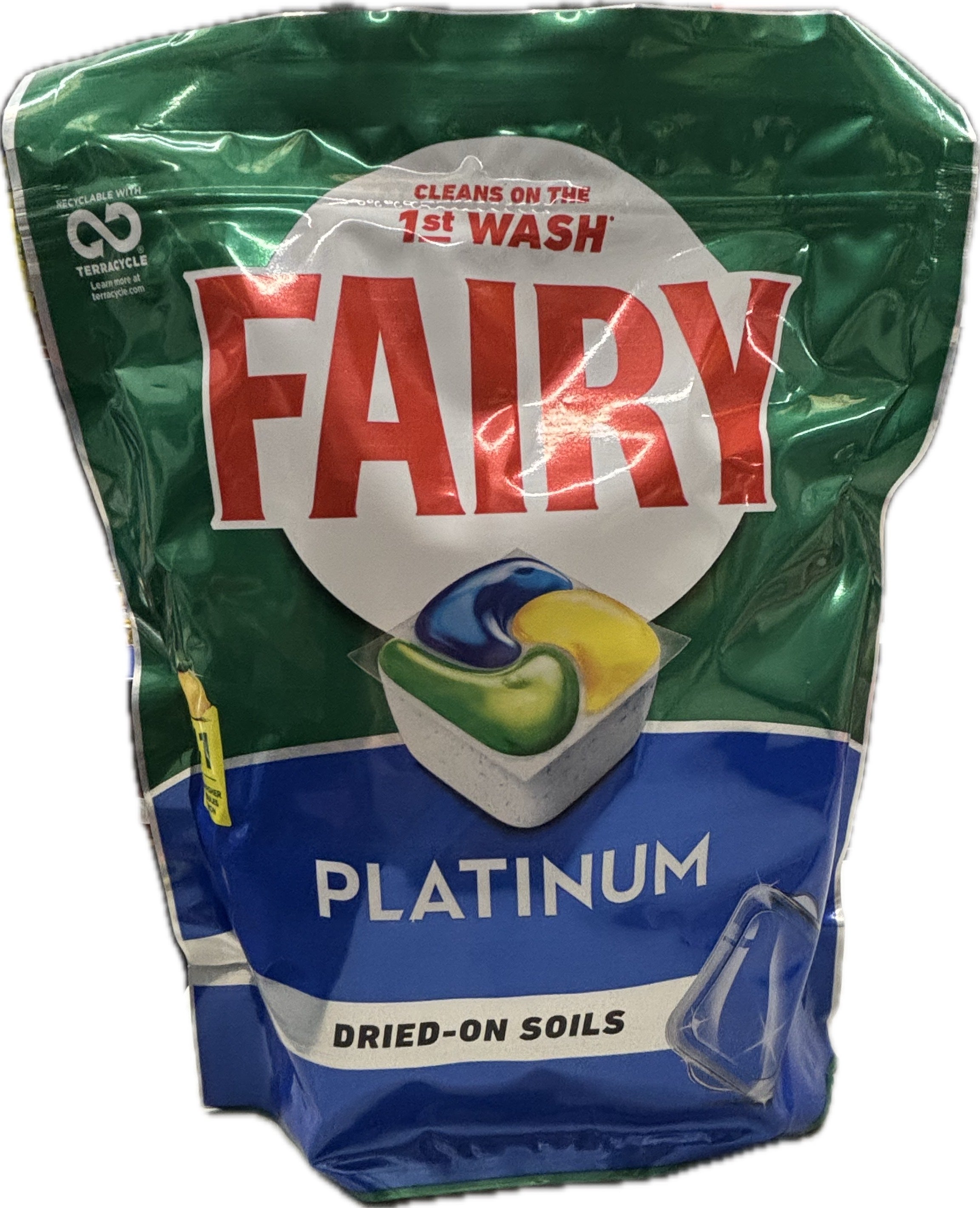 Fairy Platinum Dishwasher Capsules Lemon 41pk