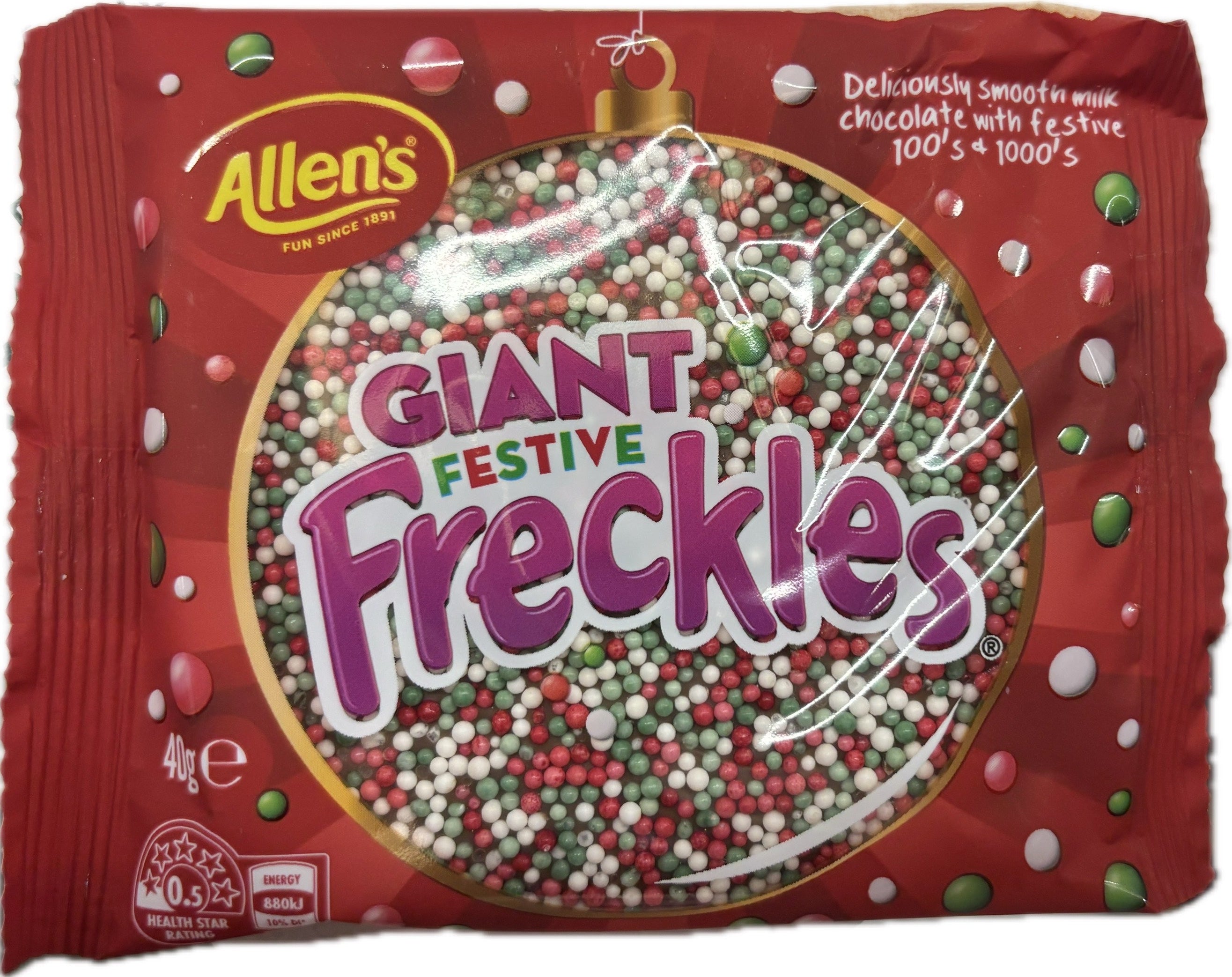 Allens Giant Festive Freckle 40g