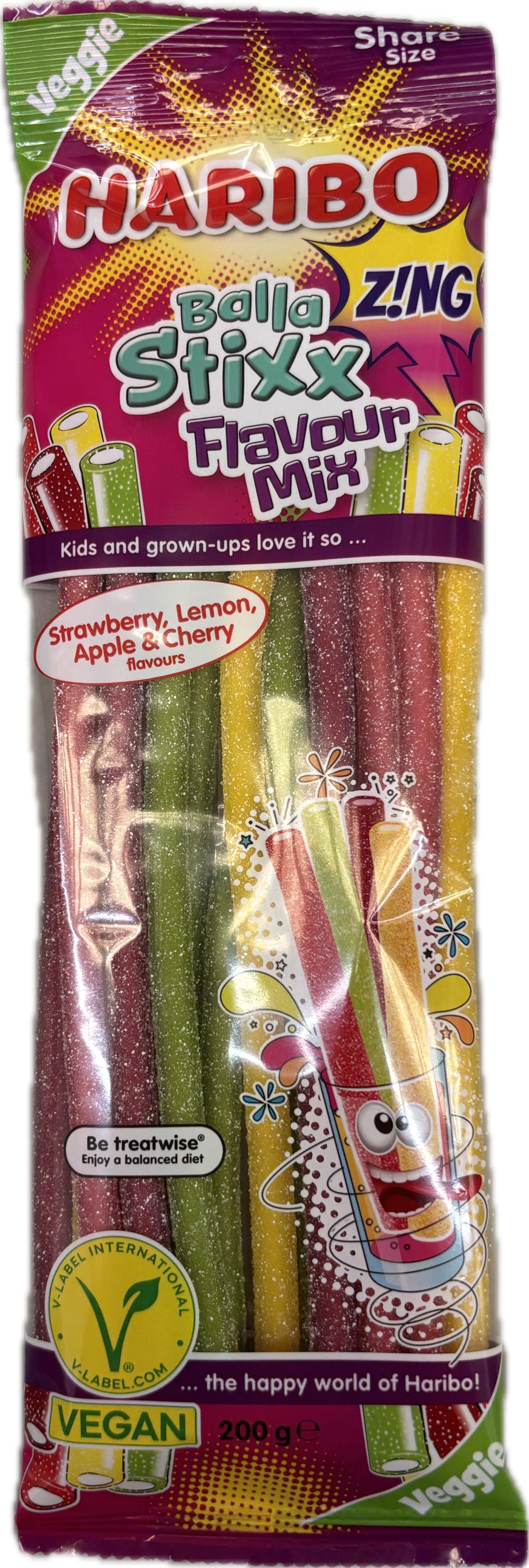 Haribo Balla Stixx Zing Flavor Mix 200g