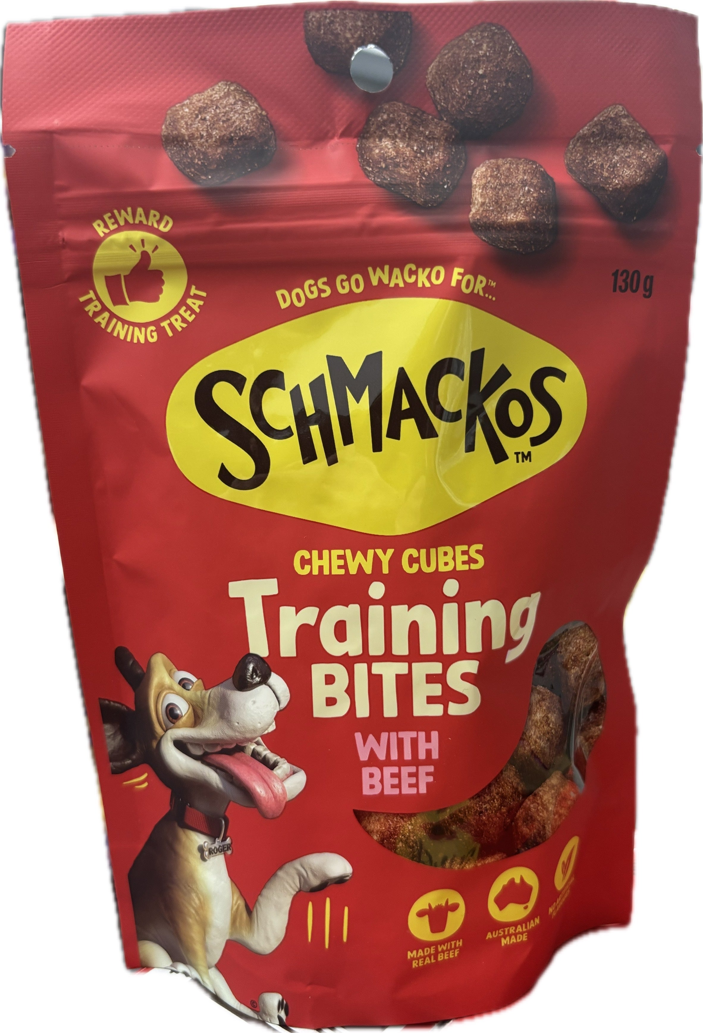 Schmackos Chewy Cubes Beef 130g