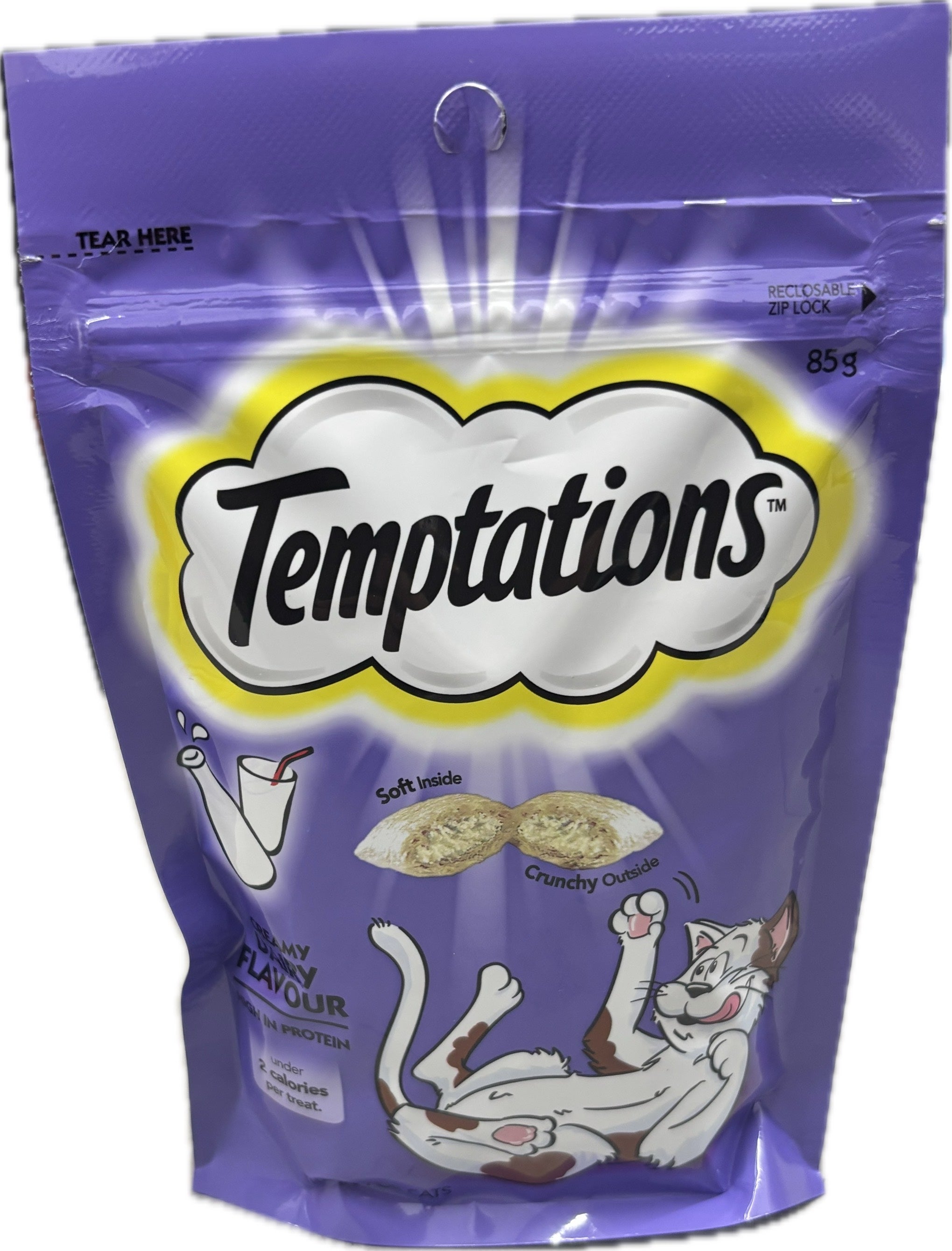 Temptations Snacks Cat Treats Creamy Dairy 85g