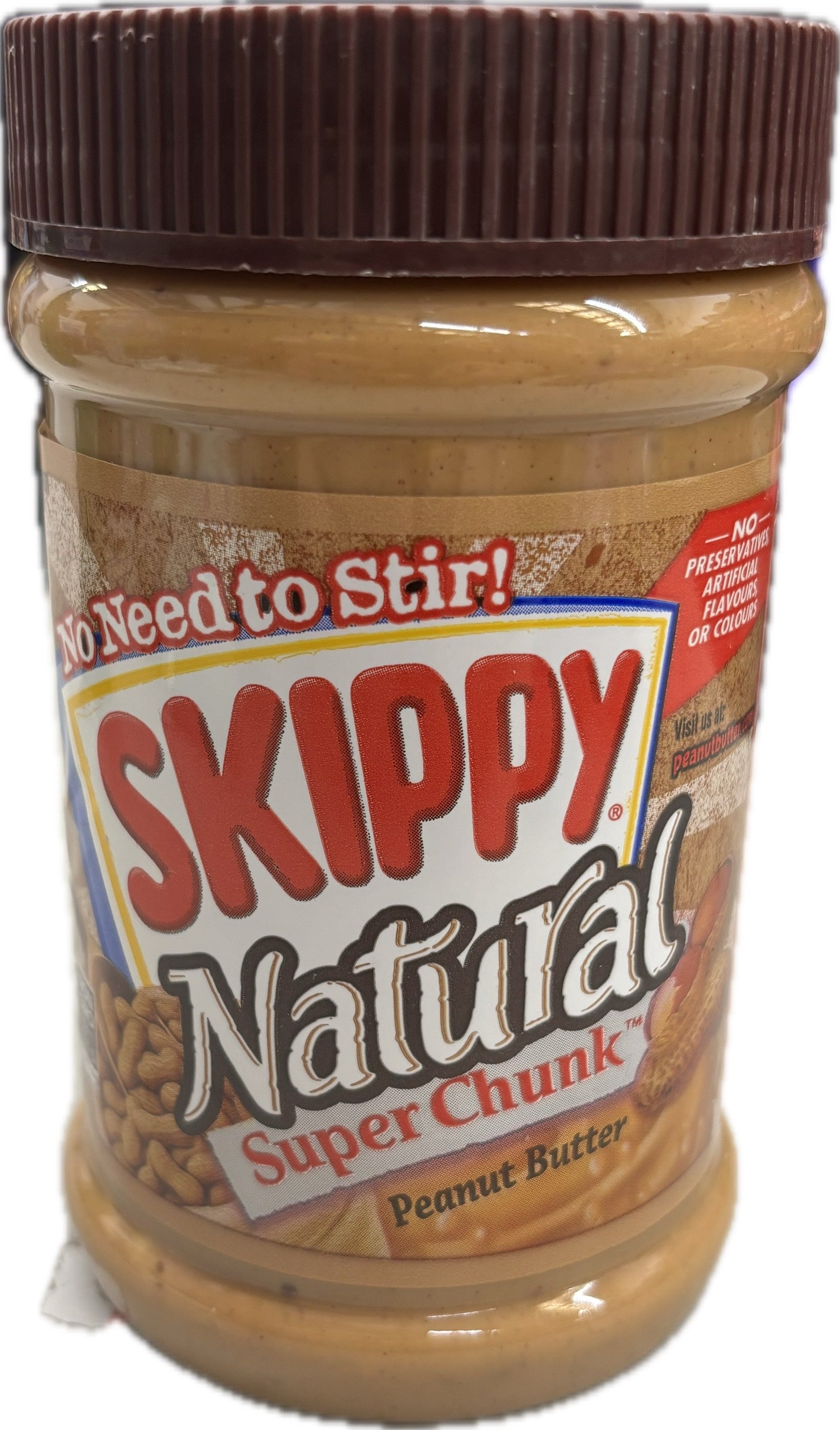 Skippy Natural Chunky Peanut Butter 425g