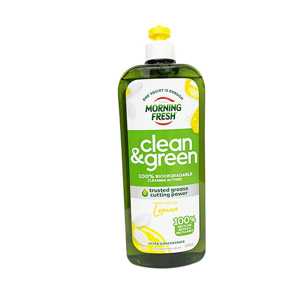 Morning Fresh Clean & Green Lemon Dishwashing Liquid 650ml