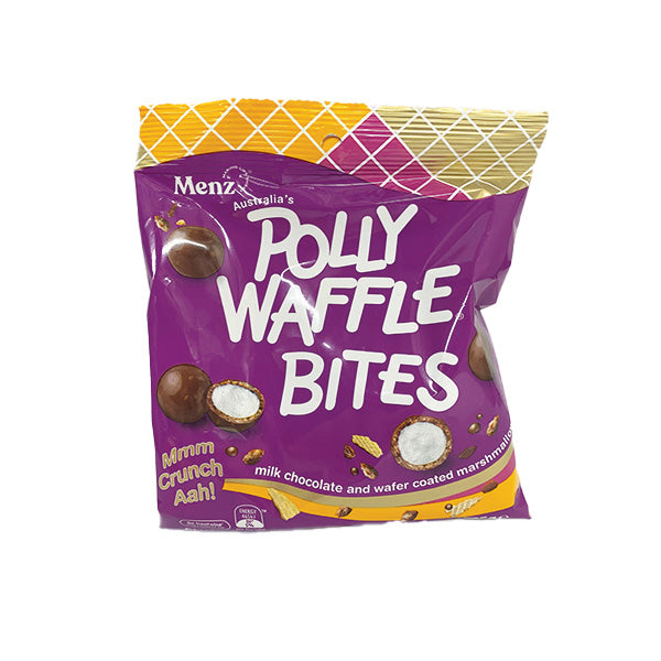 Menz Polly Waffle Bites 125g