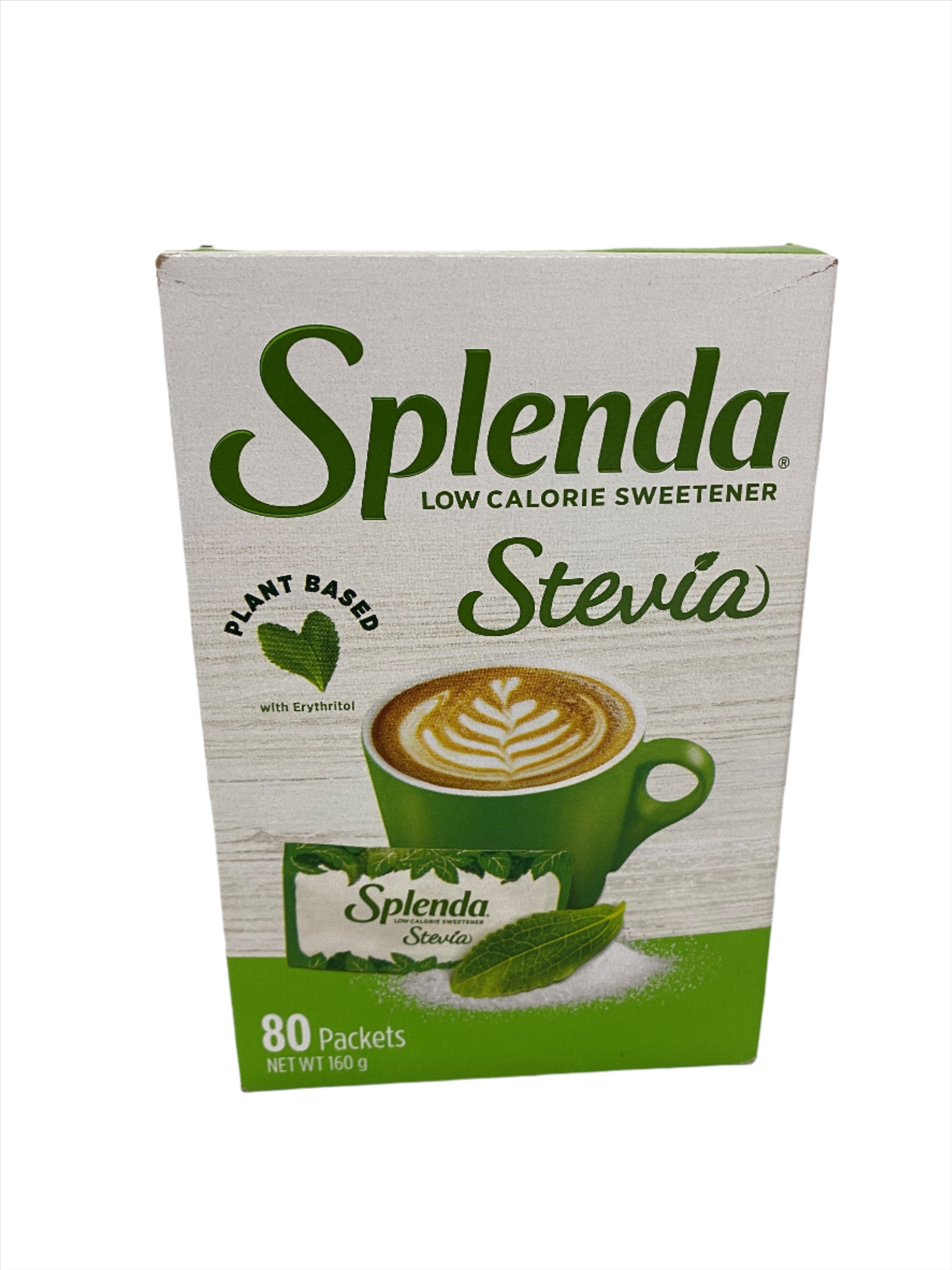 Splenda Stevia Low Calorie Sweetener 80 Packets 160g