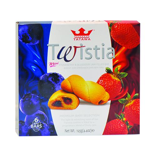 Twistia Strawberry & Blueberry Cookies 6 Pack