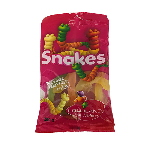 Lolliland Snakes 180g