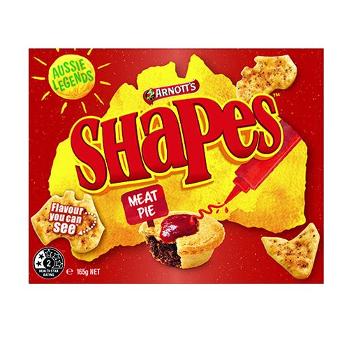 Arnotts Shapes Meat Pie 165G