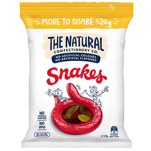 The Natural Confectionary Co Snakes 440g