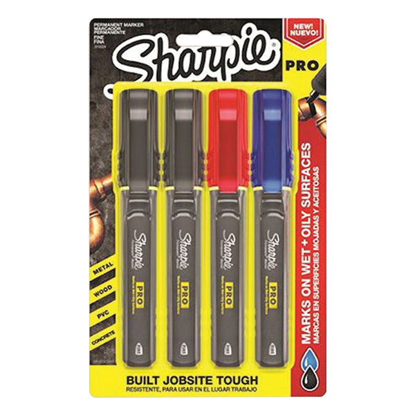 Sharpie Pro Permanent Markers 4-pack