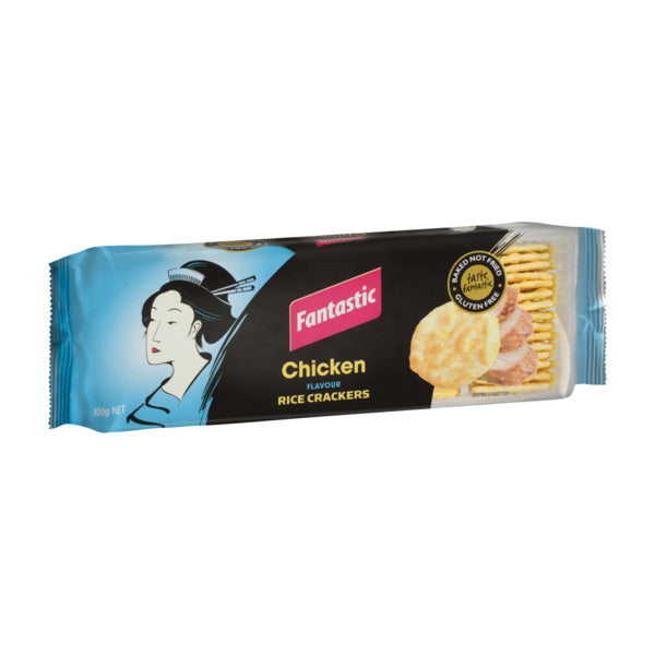 Fantastic Rice Crackers Chicken 100g