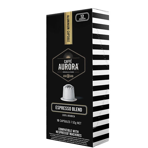 Caffe Aurora Espresso Coffee Pods 10pk