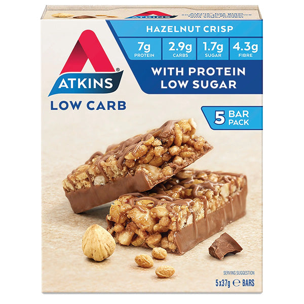 Atkins Low Carb Hazelbut Crisp 5pk 44g