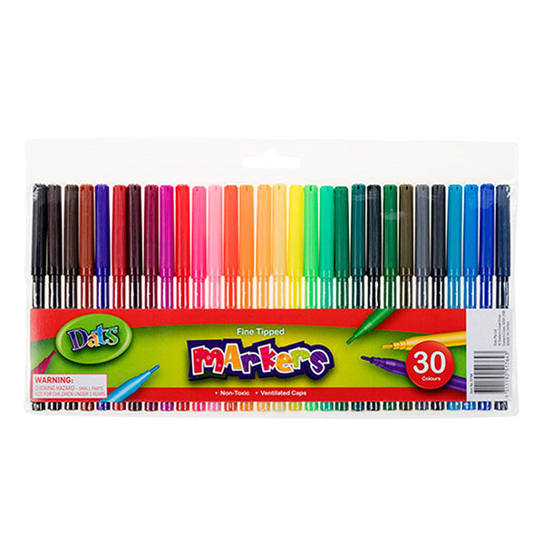 Dat's Assorted Markers 30pk