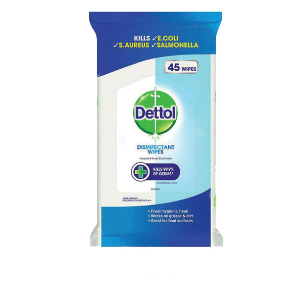 Dettol Disinfectant Wipes 45pk