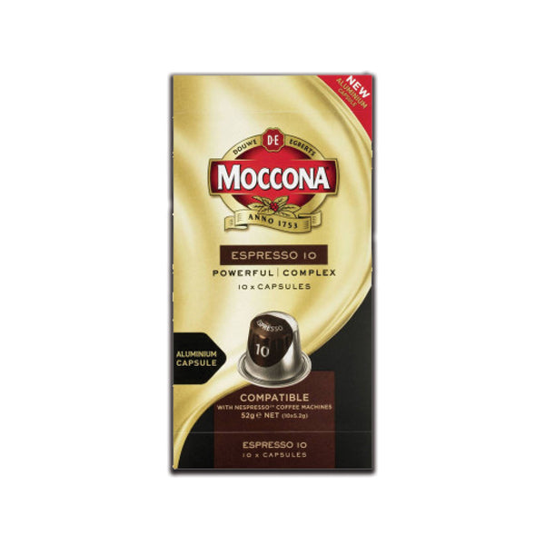 Moccona 10pk Capsules 52g Espresso 10