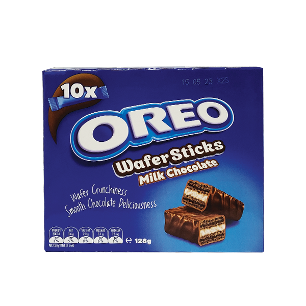 Oreo Wafer Sticks Milk Chocolate 128g