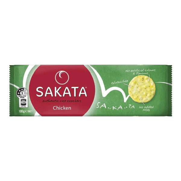 Sakata Chicken Rice Crackers 100g